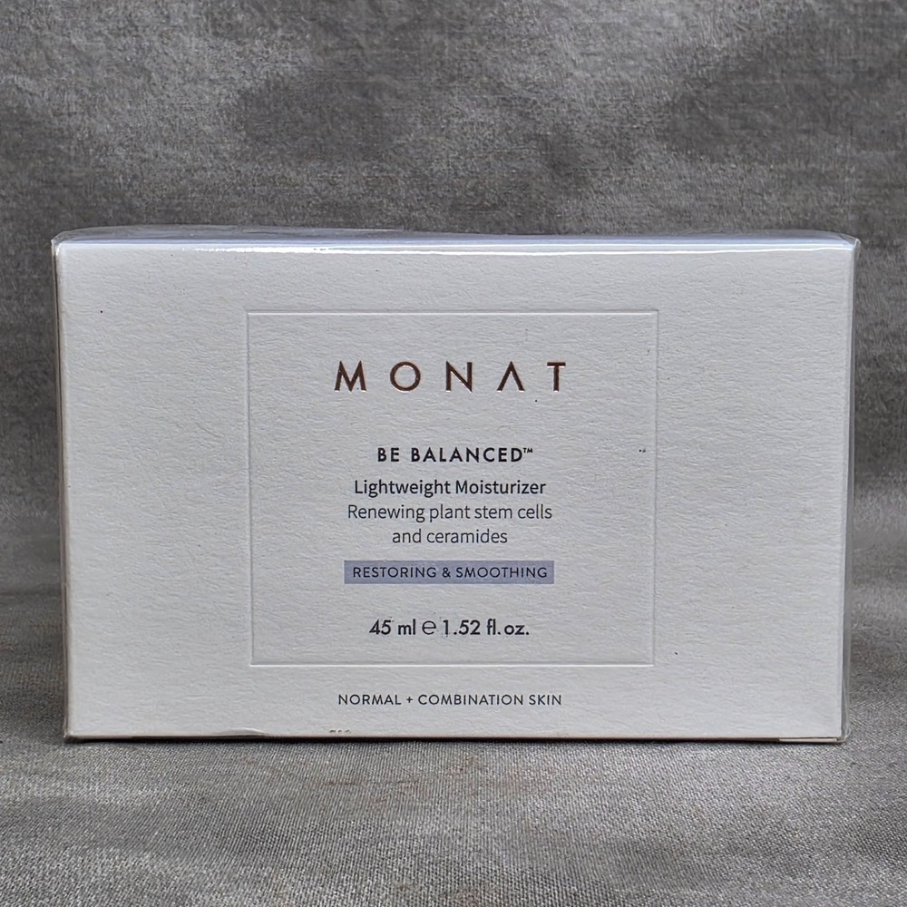 MONAT Be Balanced Lightweight Moisturizer w/Ceramides 1.52 fl oz New & Sealed